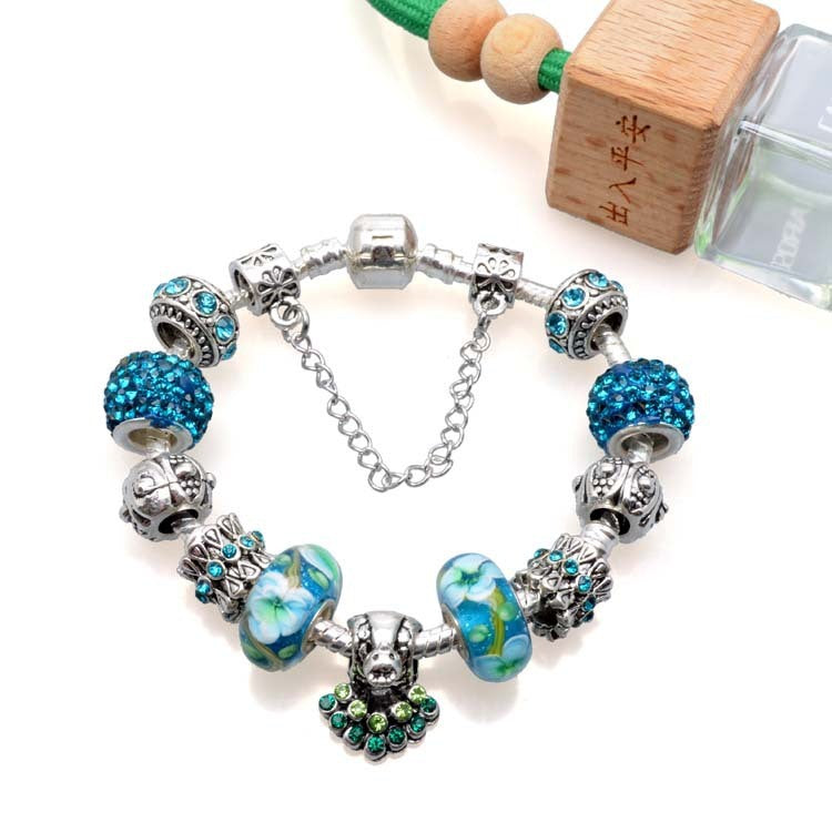 Heart & Key Ferris Wheel Charm Bracelet