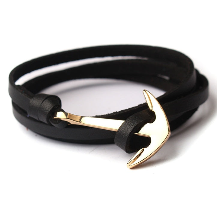 Nautical Anchor Braided Bracelet