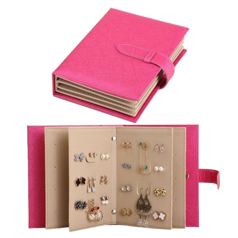 Portable Earring Book Jewelry Organizer