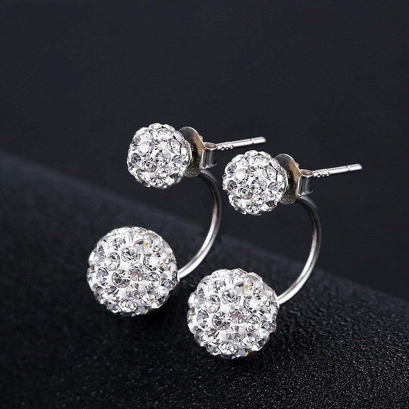 Dazzling Rhinestone Stud Earrings