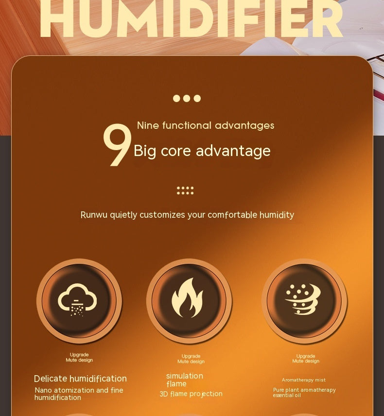 Flame Humidifier & Aroma Diffuser