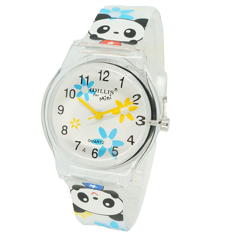 Flexible Fit Silicone Snap Watch for Girls