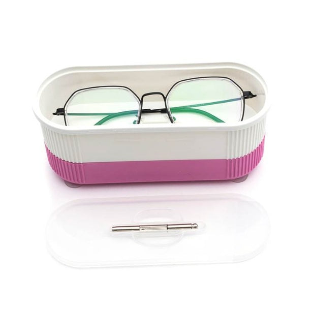 Ultrasonic Eyeglass & Jewelry Cleaner: 40kHz High-Frequency Cleaning