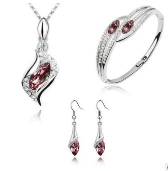 Angel Elf Crystal Three-Piece Jewelry Set