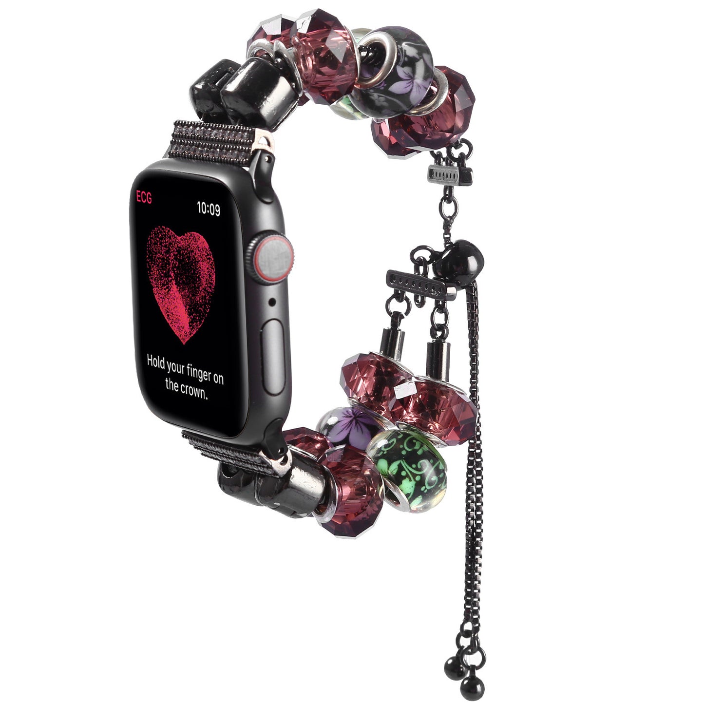 DIY Charm Apple Watch Band - Adjustable Handmade Jewelry Watchband