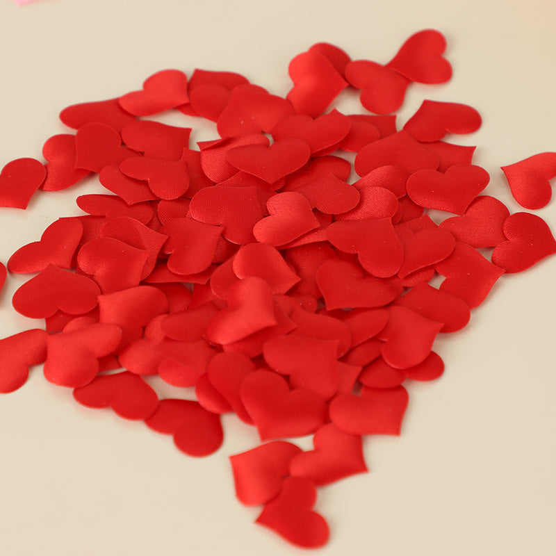 Romantic Fabric Wedding Bed Confetti Flowers