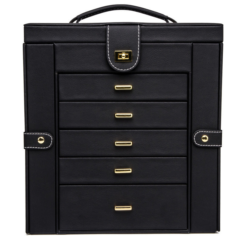 Multi-Layer Large Capacity Jewelry and Watch Storage Box