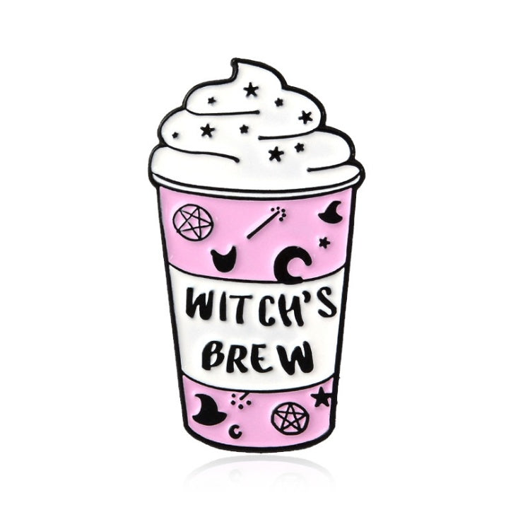 Playful Beverage Drink Brooches