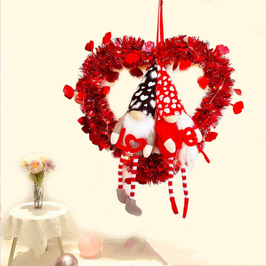 Charming Faceless Doll Valentine's Day Garland