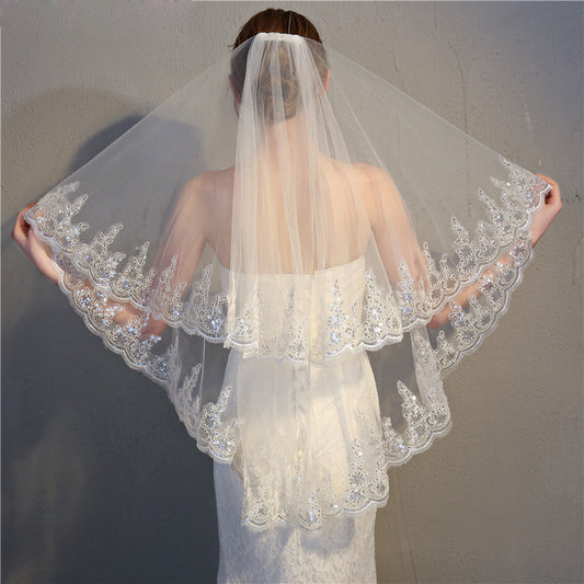 Elegant Lace Wedding Veil