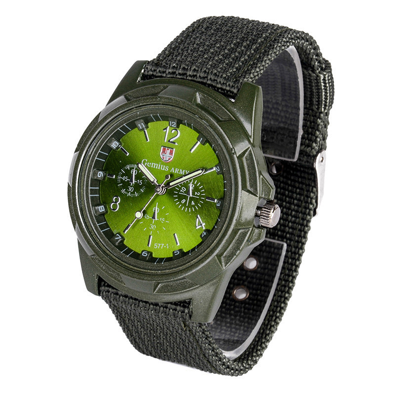 Military-Inspired Men's Sport Quartz Watch