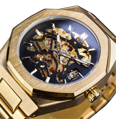 Men's Skeleton Automatic Self-Wind Watch