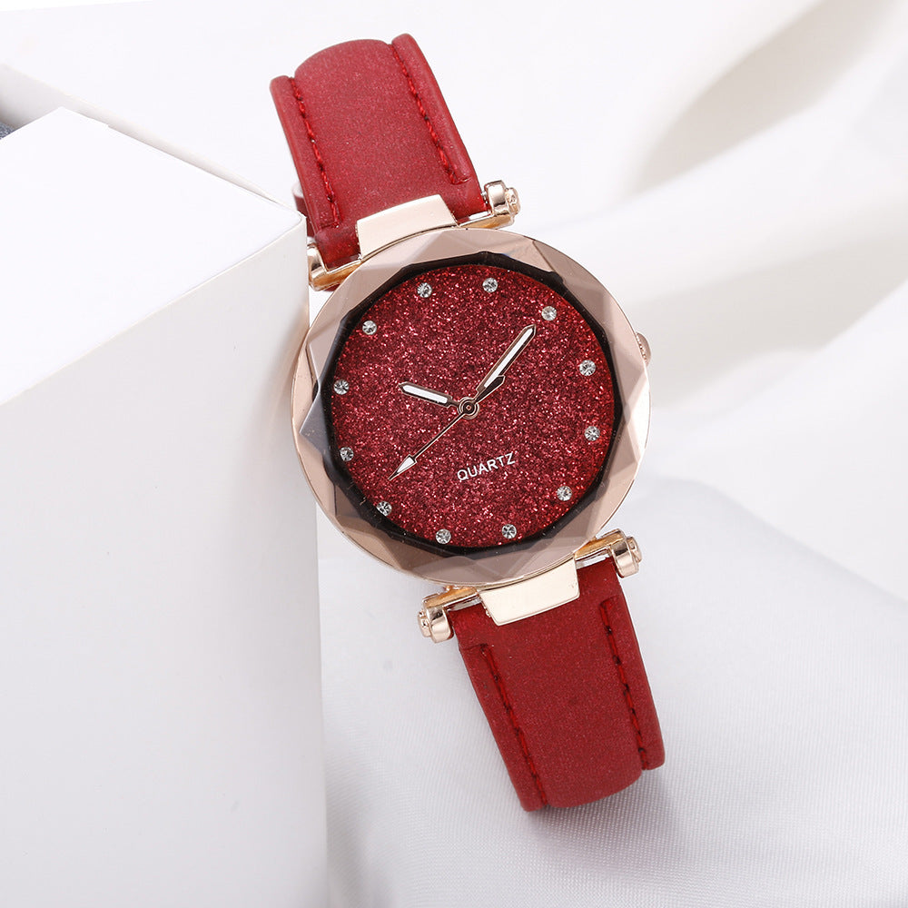 Elegant Starry Sky Dial Watch