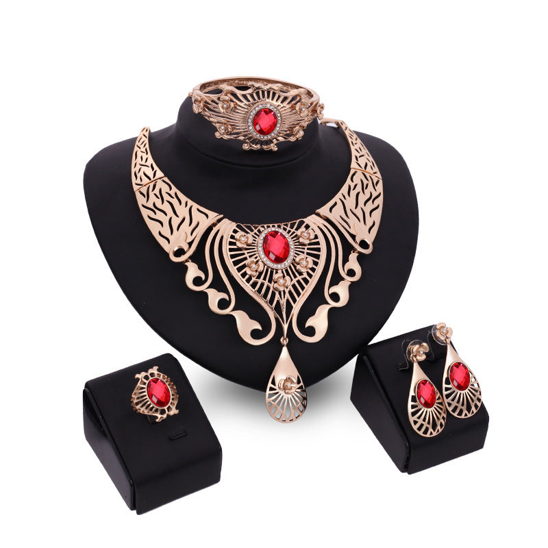 18k Gold Plated Luxurious Jewelry Set