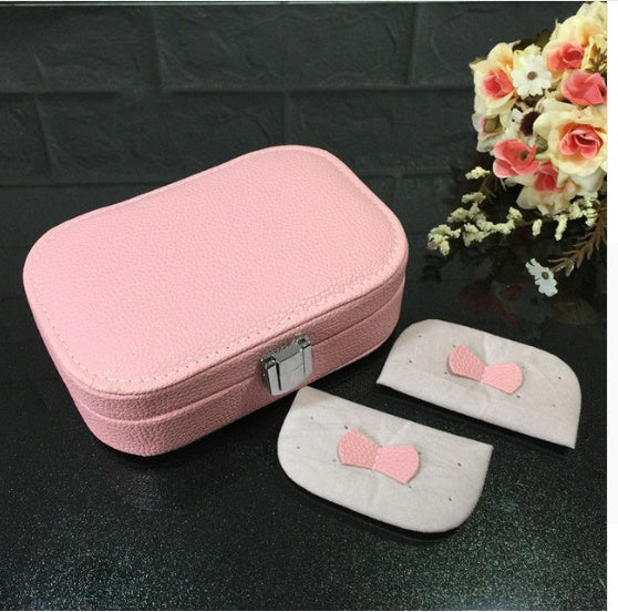 Portable Zippered Cosmetic and Jewelry Storage Box