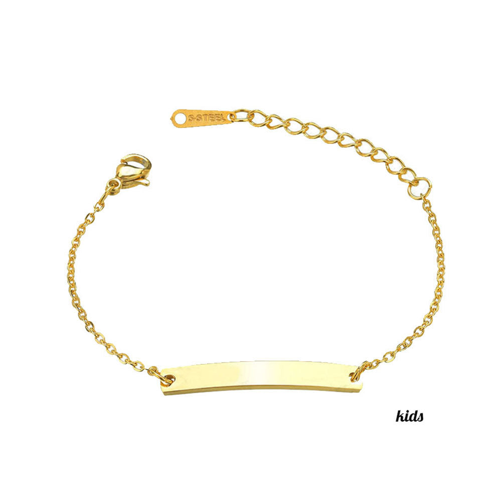 Custom Engraved Bar Bracelet