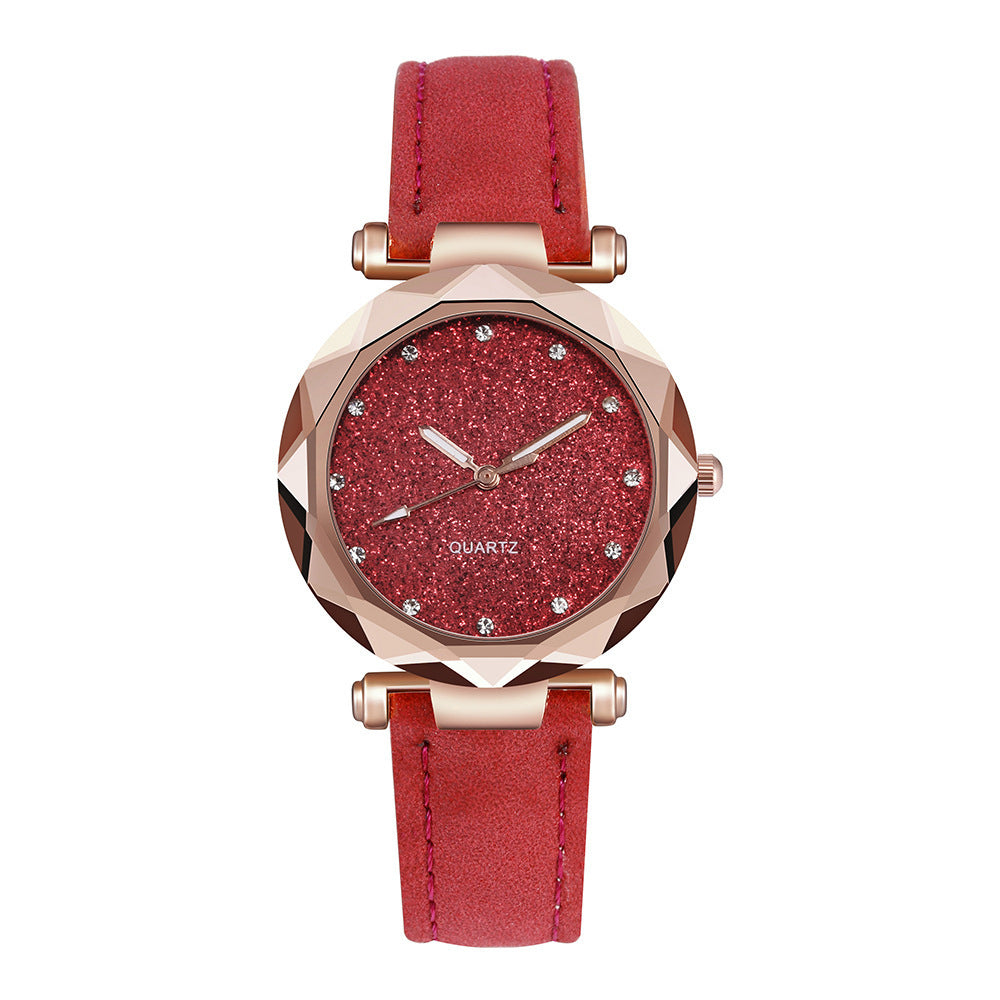 Elegant Starry Sky Dial Watch