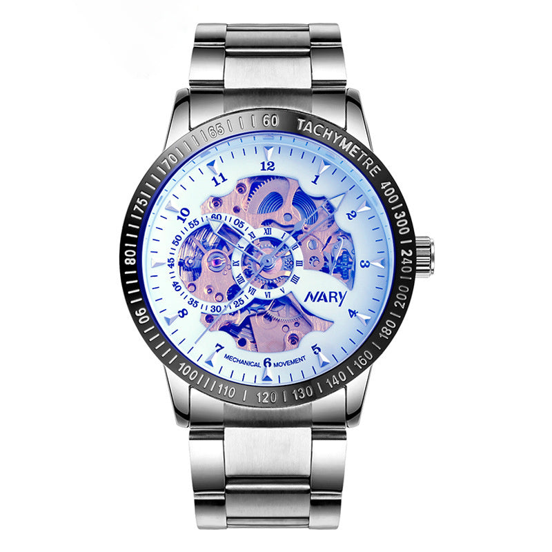 Men's Luminous Skeleton Automatic Mechanical Watch