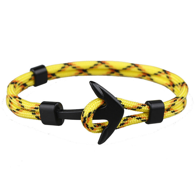 Nautical Anchor Braided Bracelet