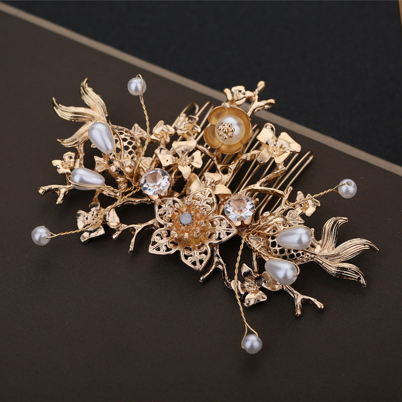 Exquisite Chinese Bridal Hair Jewelry Set