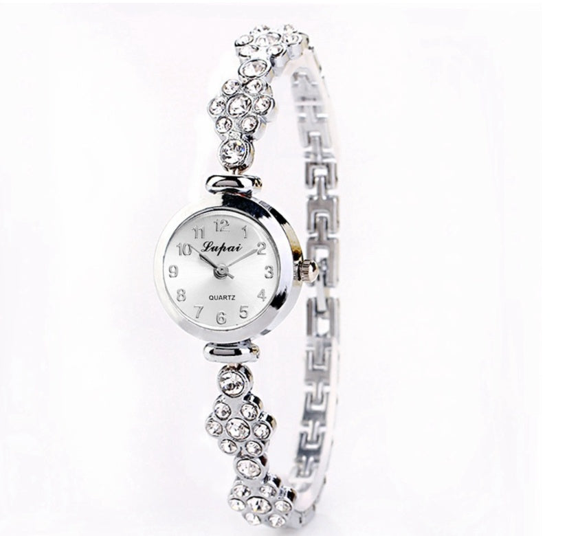 Women's Diamond Accented Bracelet Watch