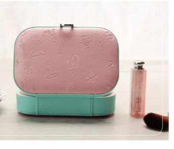 Portable Travel Jewelry and Cosmetic Storage Box