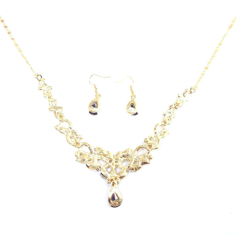 Wild Crystal Two-Piece Jewelry Set