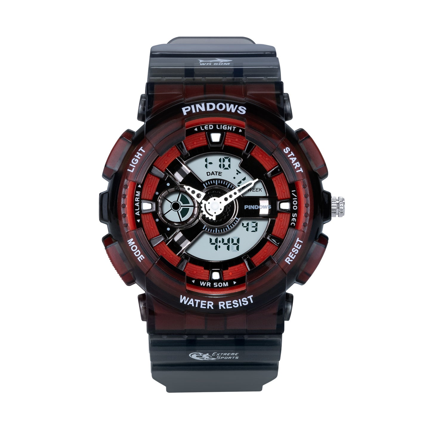 Boys' 50M Waterproof Outdoor Sports Electronic Watch