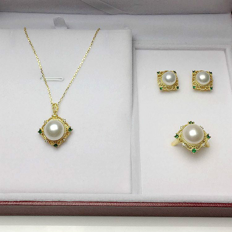 Freshwater Pearl 3-Piece Jewelry Set