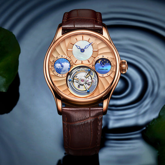 AESOP Tourbillon Moon Phase Mechanical Watch