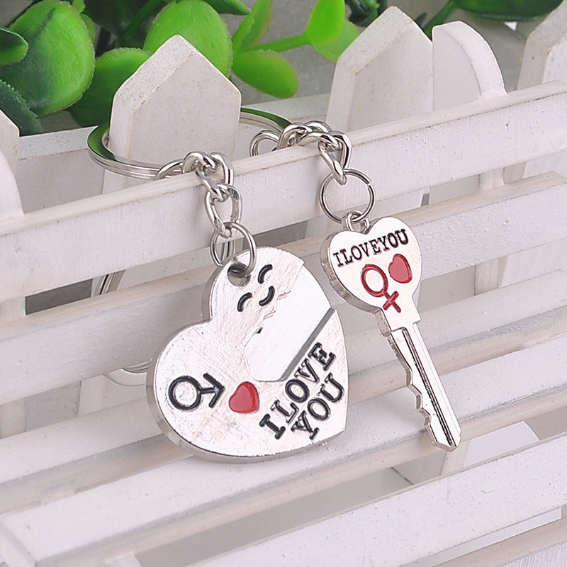 Heart-shaped Secret Love Keychain