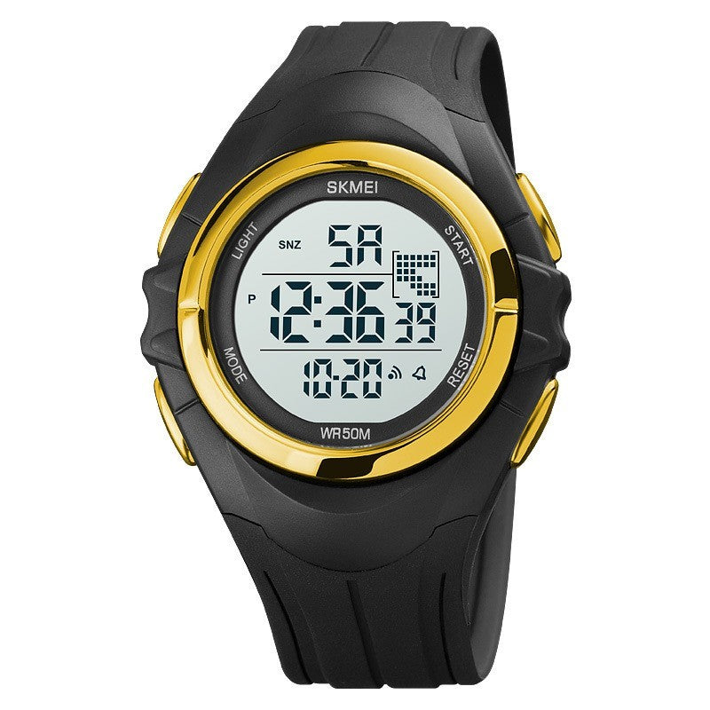 Dual-Time Sports Student Electronic Watch