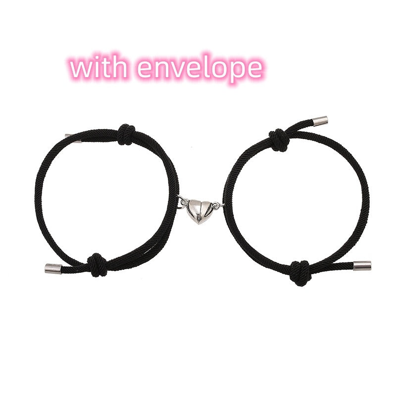 Minimalist Magnetic Love Bracelet Set