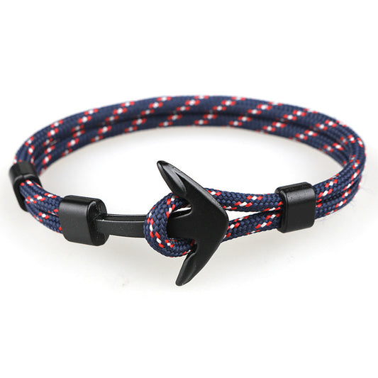 Nautical Anchor Braided Bracelet