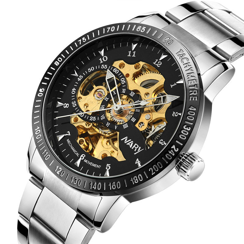 Men's Luminous Skeleton Automatic Mechanical Watch