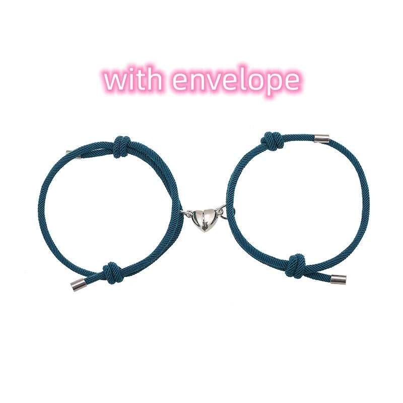 Minimalist Magnetic Love Bracelet Set
