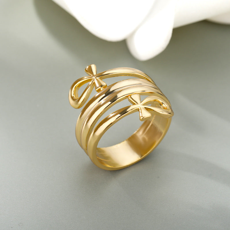 Indian Double Layered Couple Rings
