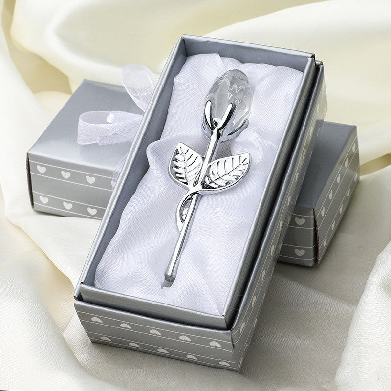 Crystal Metal Rose Valentine's Day Gift