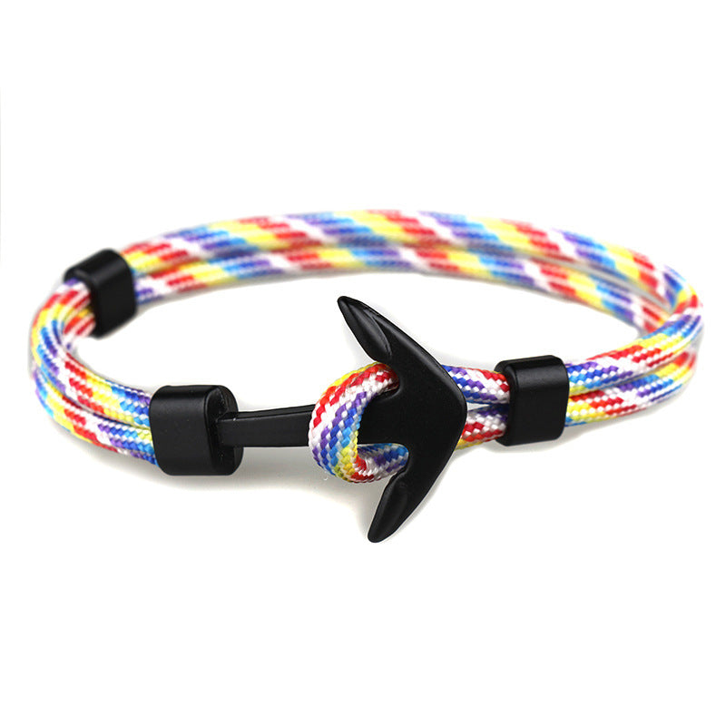 Nautical Anchor Braided Bracelet