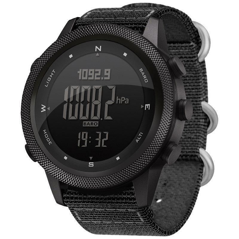 Digital Sports Watch: Waterproof, Altimeter, Barometer & Compass