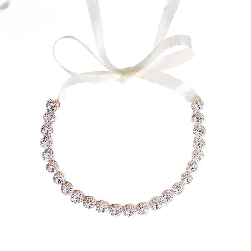 Rhinestone Sunflower Bridal Hair Band
