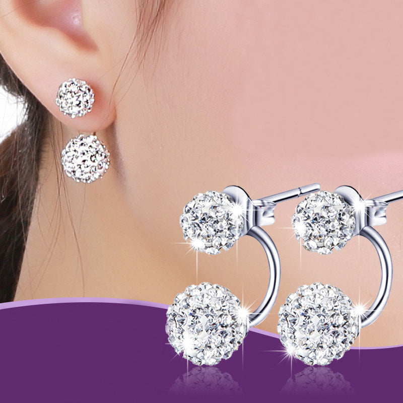 Dazzling Rhinestone Stud Earrings