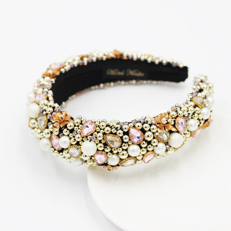 Baroque Crystal Embellished Headband