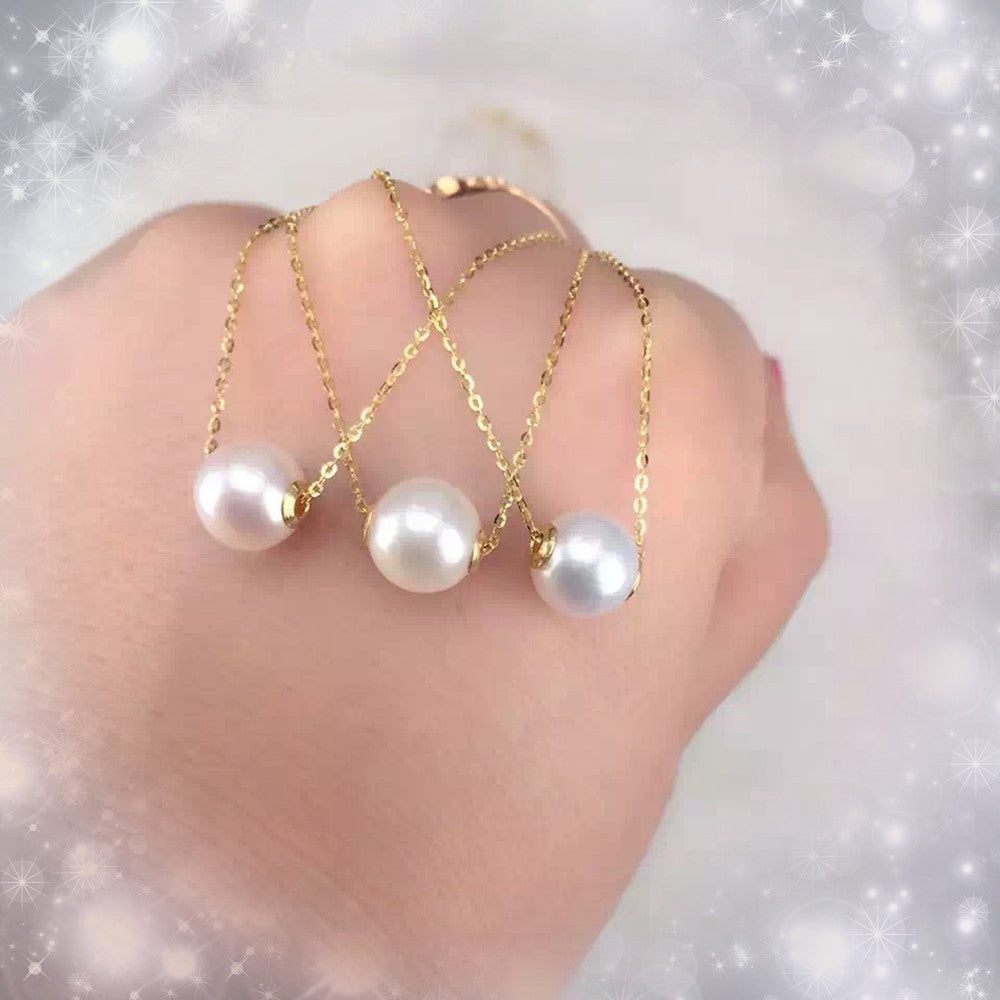 Elegant Pearl Clavicle Necklace