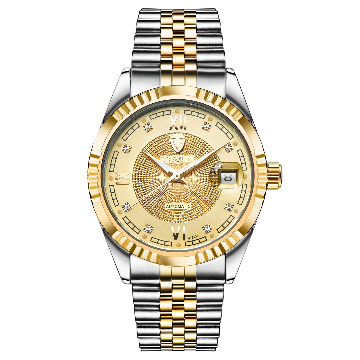 Men's Gold & Silver Automatic Chronometer Watch