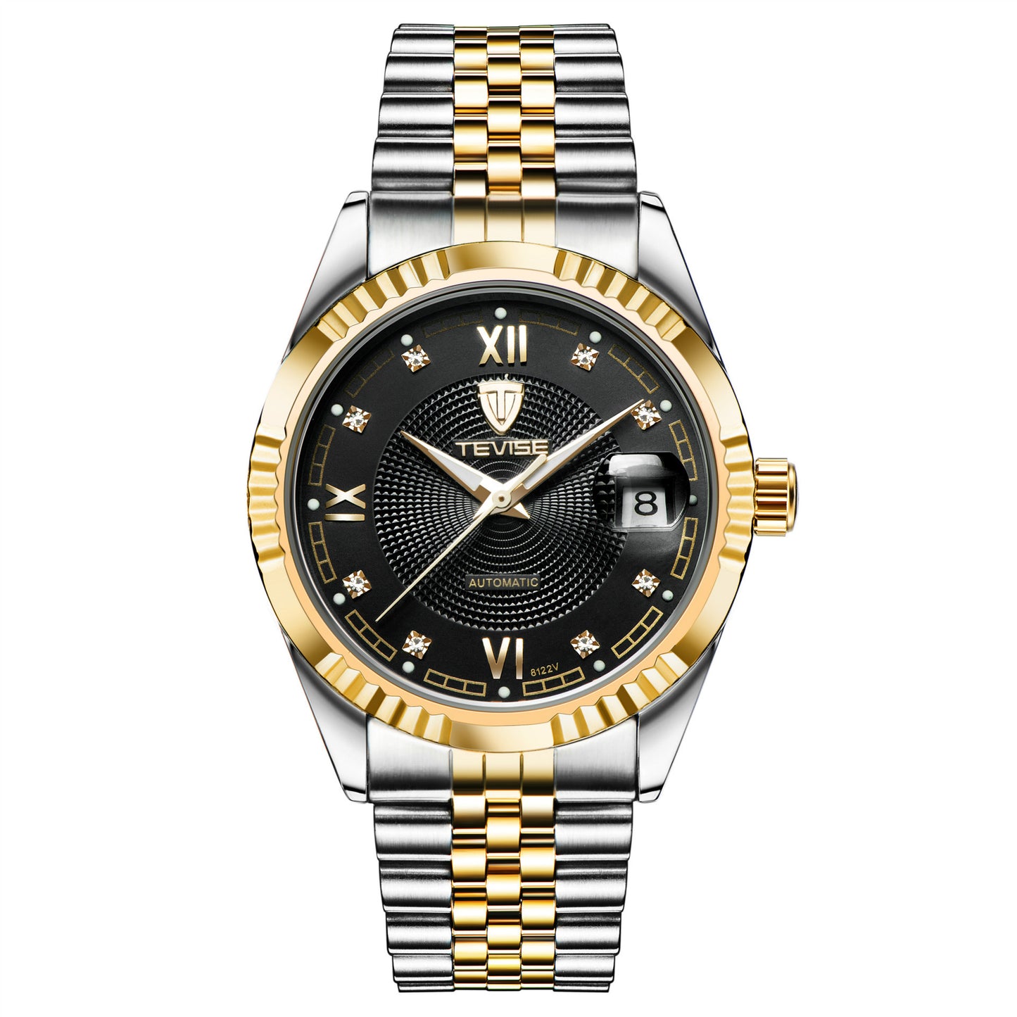Men's Gold & Silver Automatic Chronometer Watch