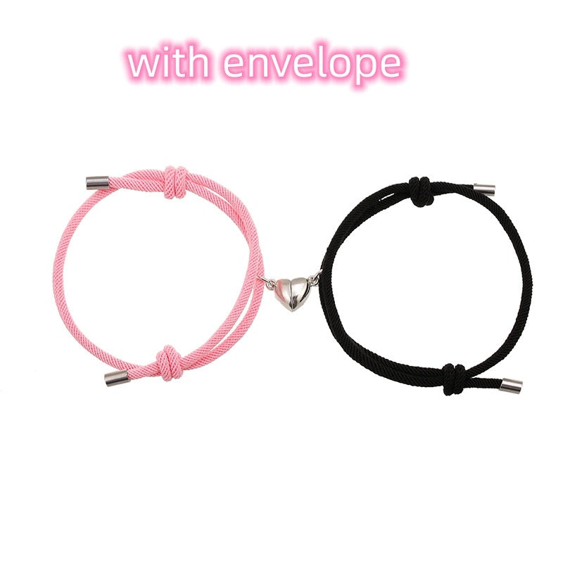 Minimalist Magnetic Love Bracelet Set