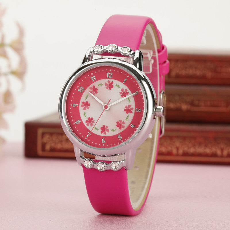 Girls' Waterproof Quartz Watch