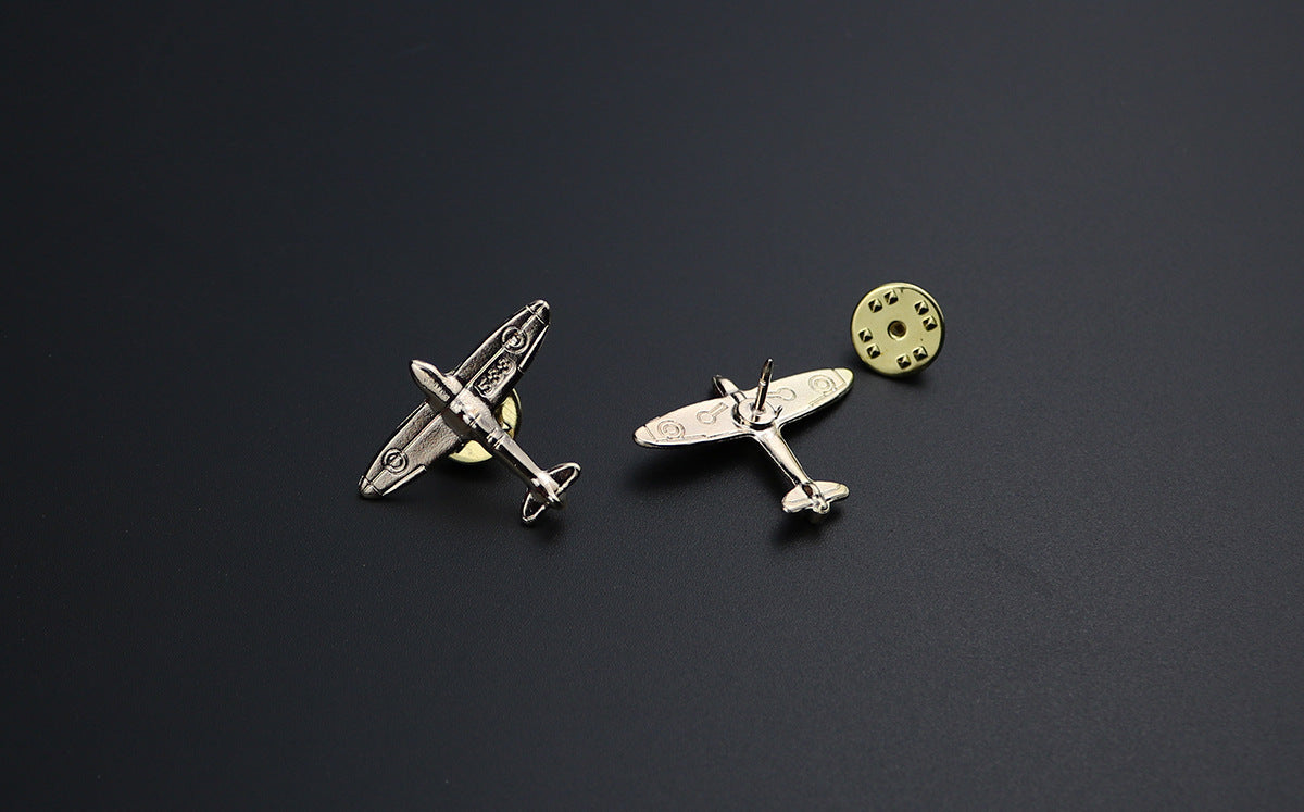 Trendy Small Aircraft Alloy Corsage for Suits & Sweaters