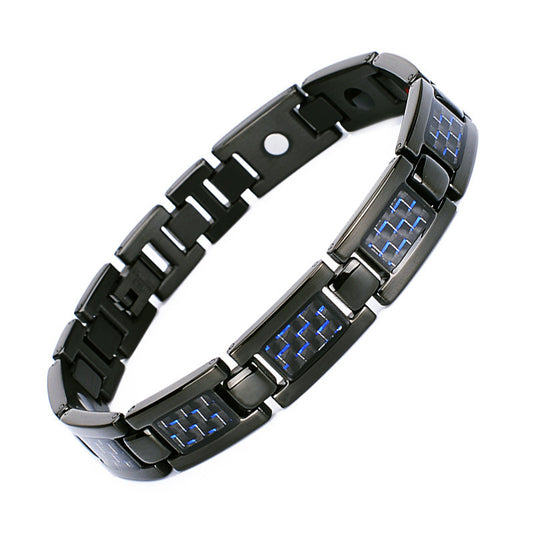 Titanium Steel Carbon Fiber Bracelet